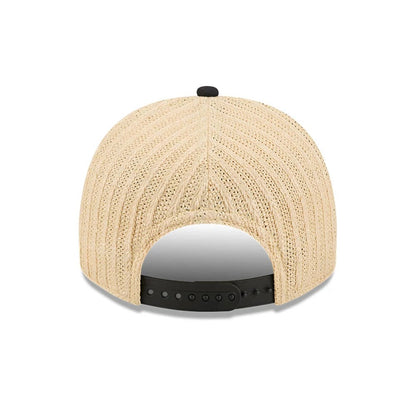 Pictured is this MLB Grained Chicago White Sox 9FIFTY A-Frame Snapback cap in black. 7