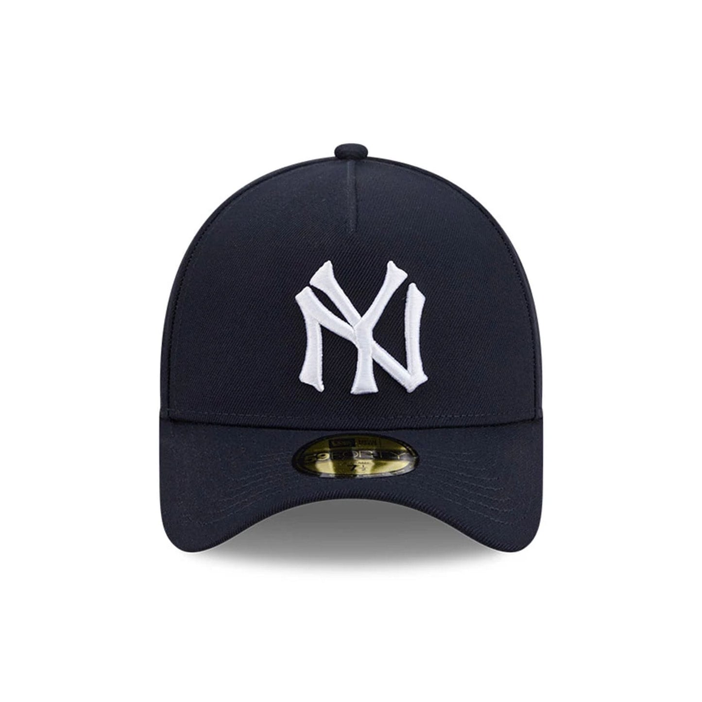 Pictured is this MLB Team Side New York Yankees 59FORTY A-Frame Fitted cap in navy. 3