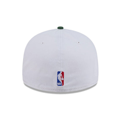 Pictured is this NBA Hardwood Classic Boston Celtics 59FIFTY Fitted cap in white. 7