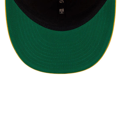 Pictured is this NBA Hardwood Classic LA Lakers 59FIFTY Fitted cap in Yellow. 2
