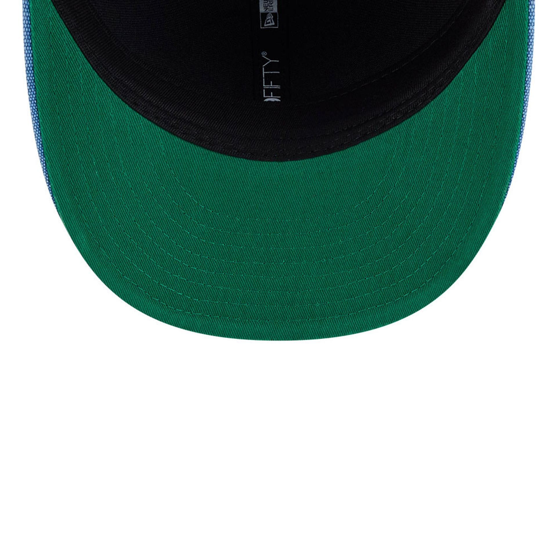 Pictured is this NBA Hardwood Classic Golden State Warriors 59FIFTY Fitted cap in blue. 2