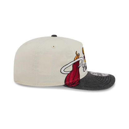 Pictured is this NBA Hardwood Classic Miami Heat 19TWENTY cap in Cream. 7