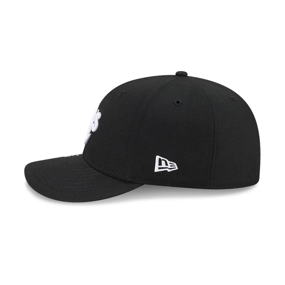 Pictured is this MLB Vissurf Athletics 9FIFTY Snapback cap in black. 6