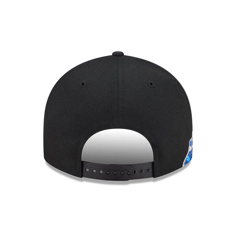 Pictured is this MLB Vissurf Boston Red Sox 9FIFTY Snapback cap in black. 7