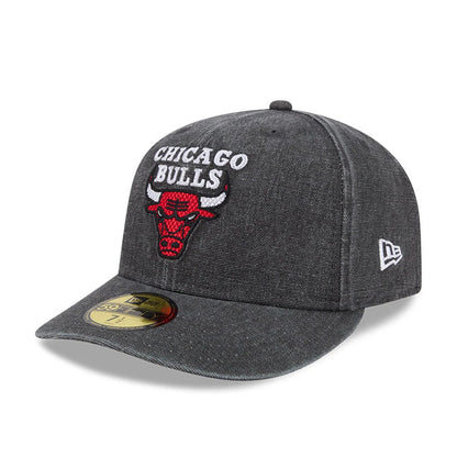 Pictured is this NBA Hardwood Classic Chicago Bulls 59FIFTY Fitted cap in black. 4