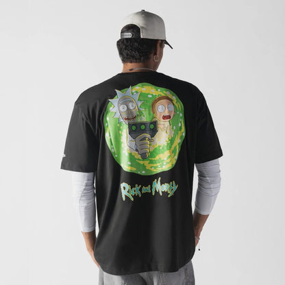 The model is wearing this Rick And Morty T-Shirt in black. 2