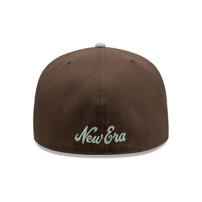 Pictured is this New Era DIY Note 59FIFTY Fitted cap in dark brown. 5