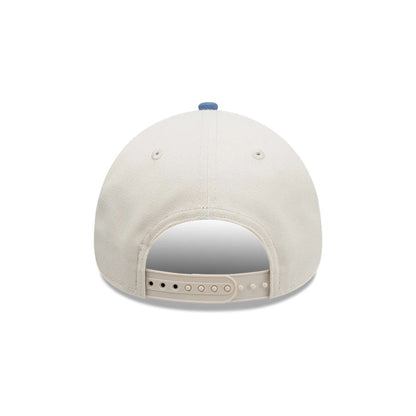 Pictured is this MLB Tagged LA Dodgers 9FORTY A-Frame cap in light beige. 4