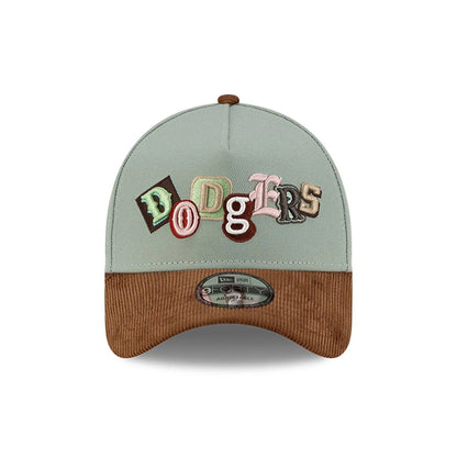 Pictured is this MLB DIY Note LA Dodgers 9FORTY A-Frame cap in green. 3