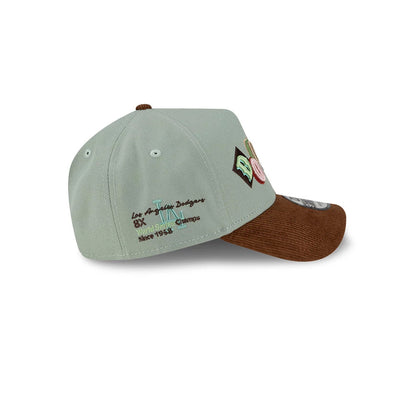 Pictured is this MLB DIY Note LA Dodgers 9FORTY A-Frame cap in green. 6