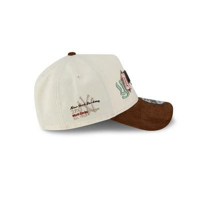 Pictured is this MLB DIY Note New York Yankees 9FORTY A-Frame cap in cream. 6