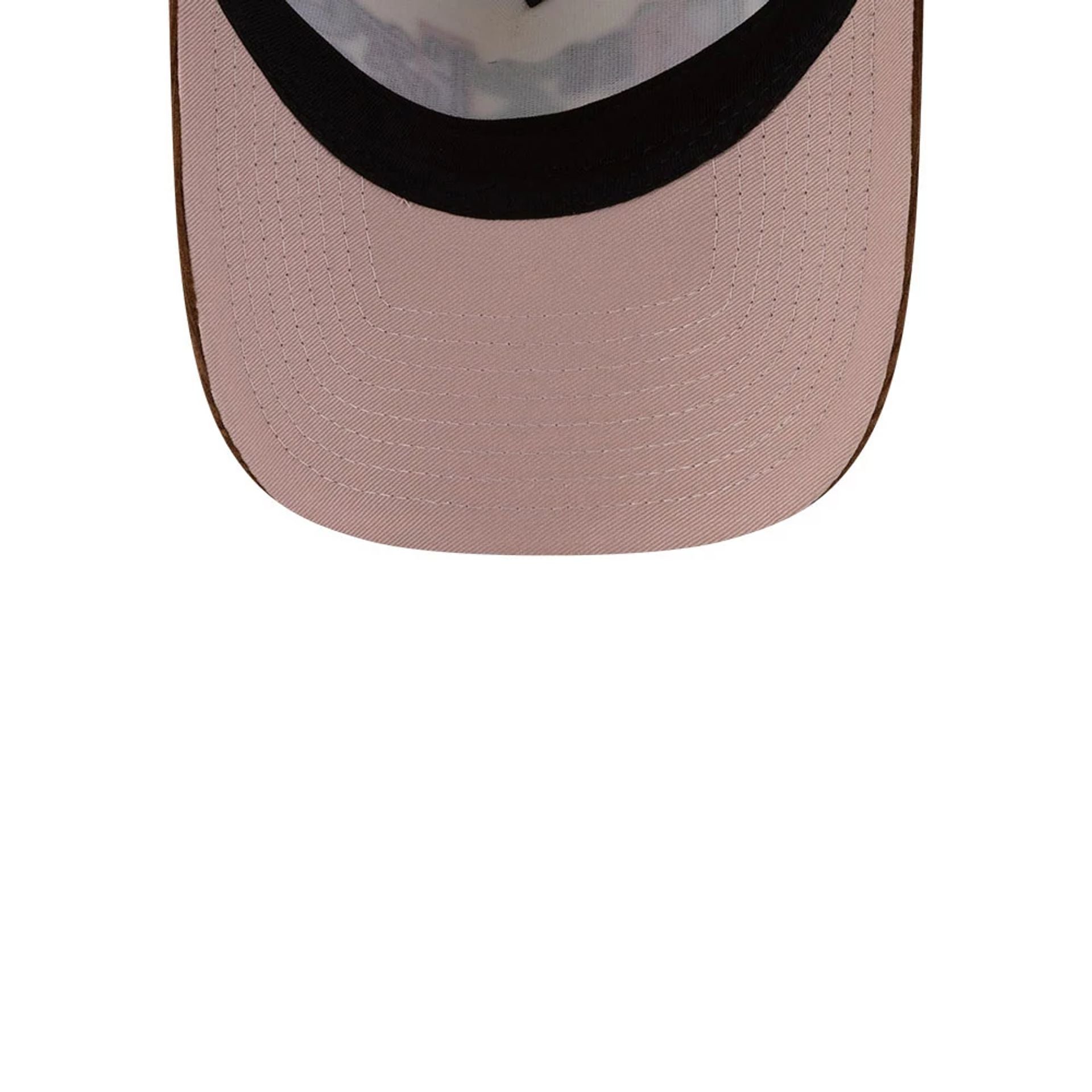 Pictured is this MLB DIY Note New York Yankees 9FORTY A-Frame cap in dark brown. 2