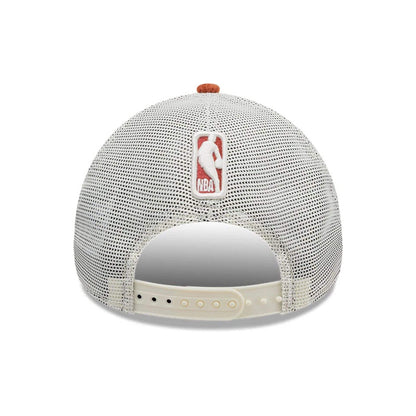 Pictured is this NBA Old English Chicago Bulls 9FORTY A-Frame cap in white. 4
