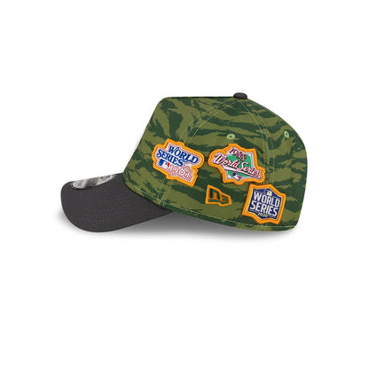 Pictured is this MLB Tiger Camo LA Dodgers 9FORTY A-Frame cap in Green. 6