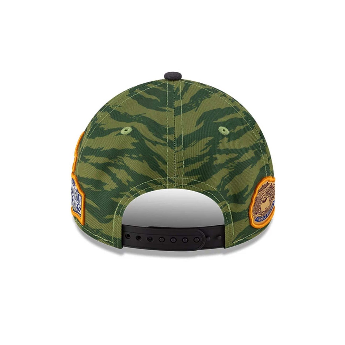 Pictured is this MLB Tiger Camo LA Dodgers 9FORTY A-Frame cap in Green. 5