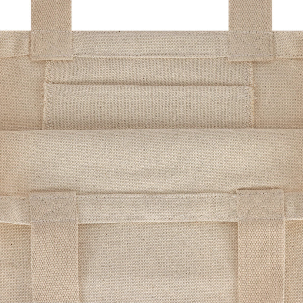 Pictured is this New Era Graphic Tote Bag in light beige. 4