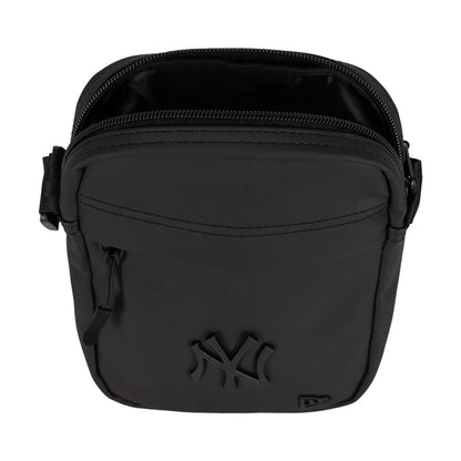 Pictured is this MLB Matte PU New York Yankees Side Bag in black. 4