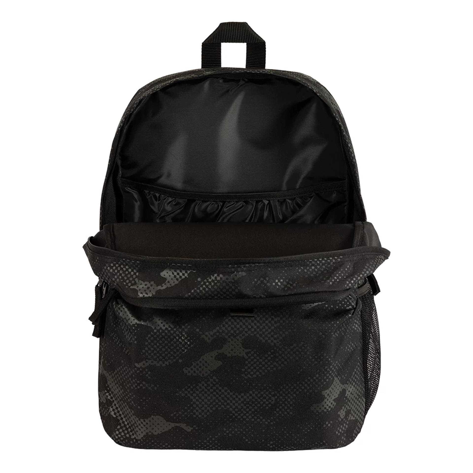 Pictured is this MLB Camo New York Yankees Stadium Backpack in black. 4