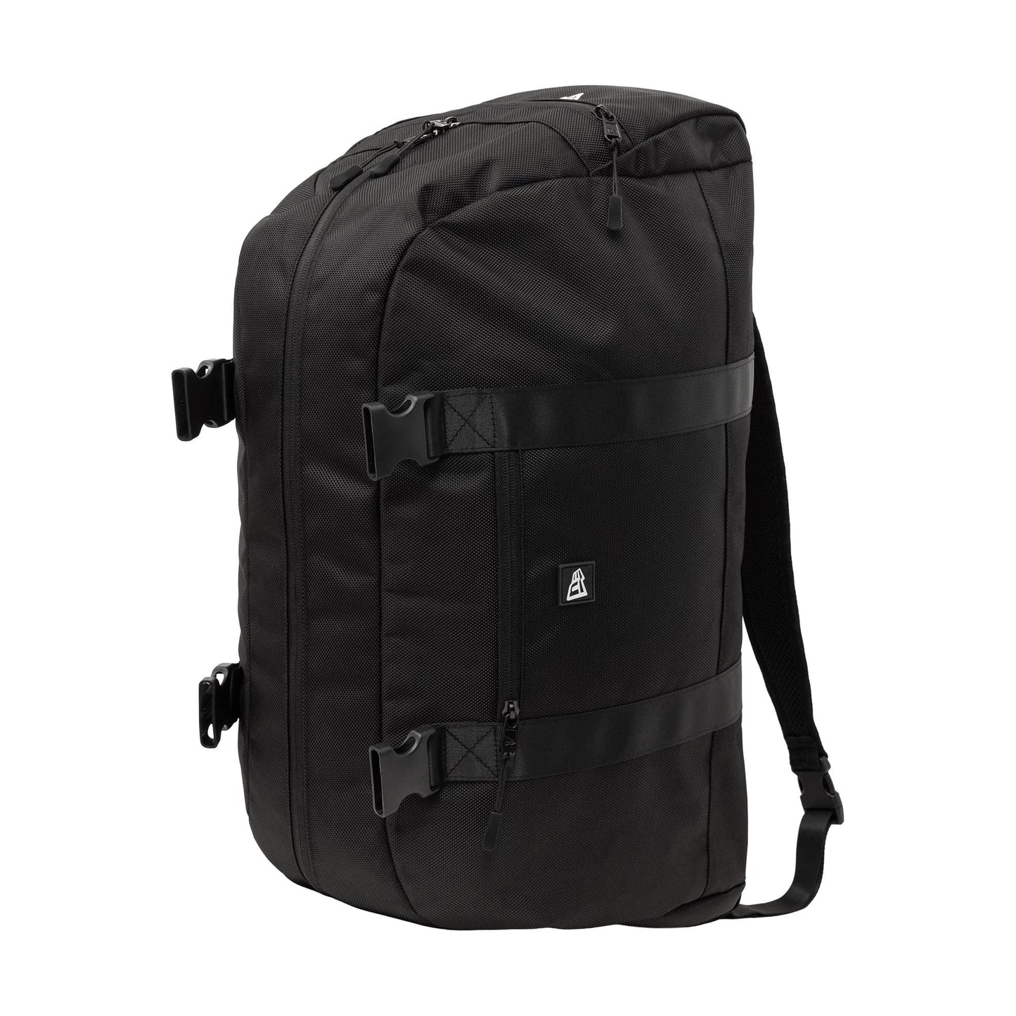 Pictured is this New Era Weekend Duffle Backpack Hybrid Bag in black. 4