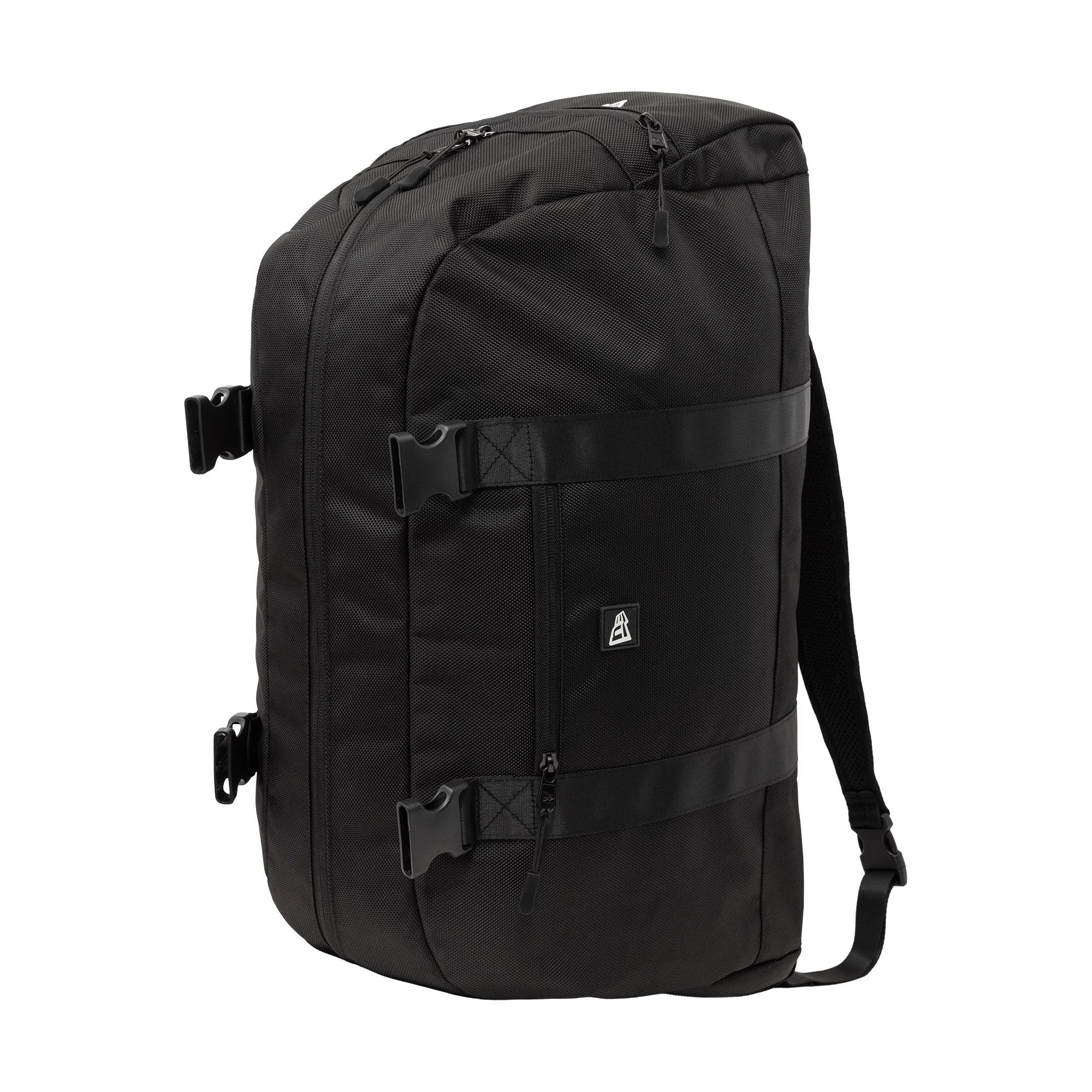 Pictured is this New Era Weekend Duffle Backpack Hybrid Bag in black. 4