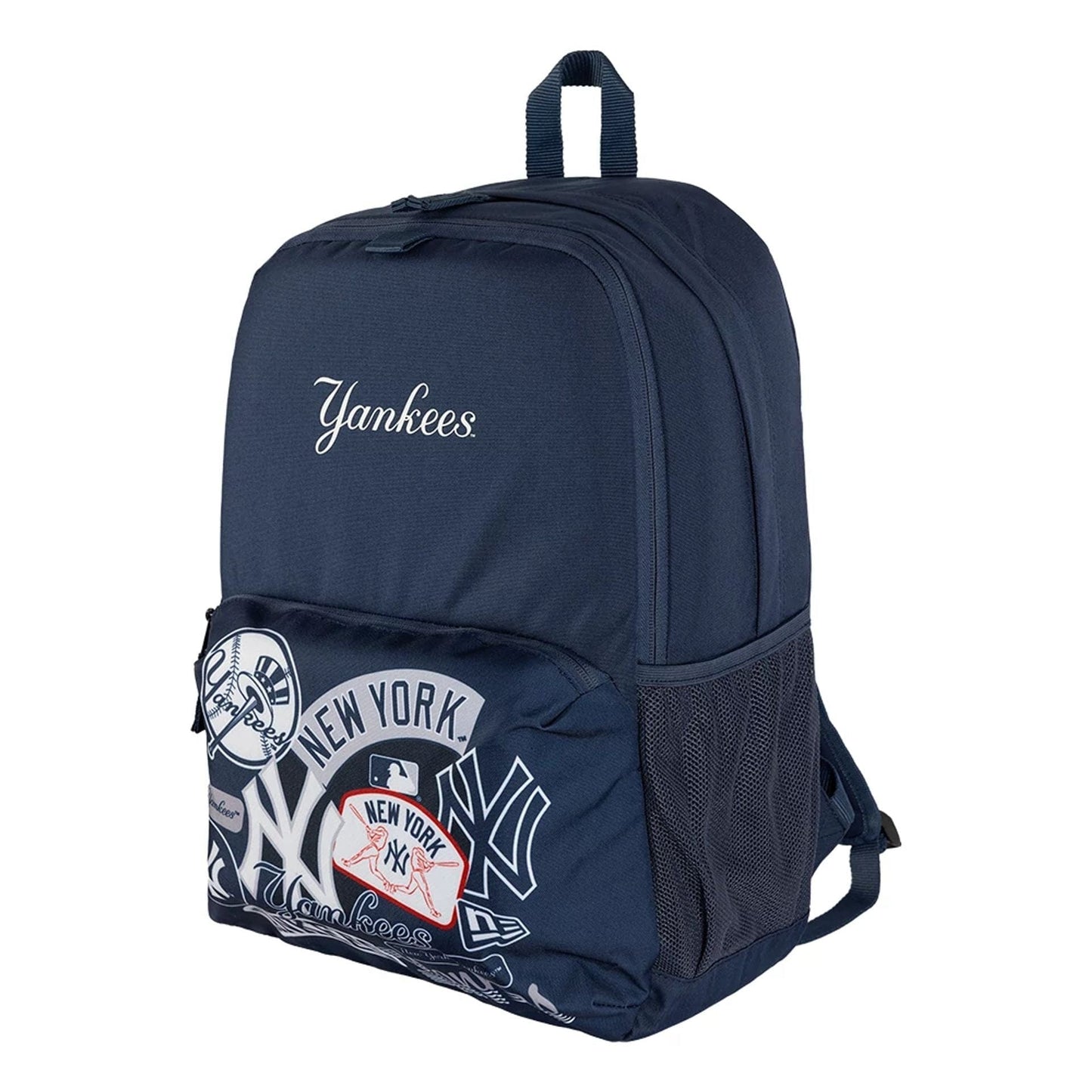 Pictured is this MLB New York Yankees Stadium Backpack in navy. 1