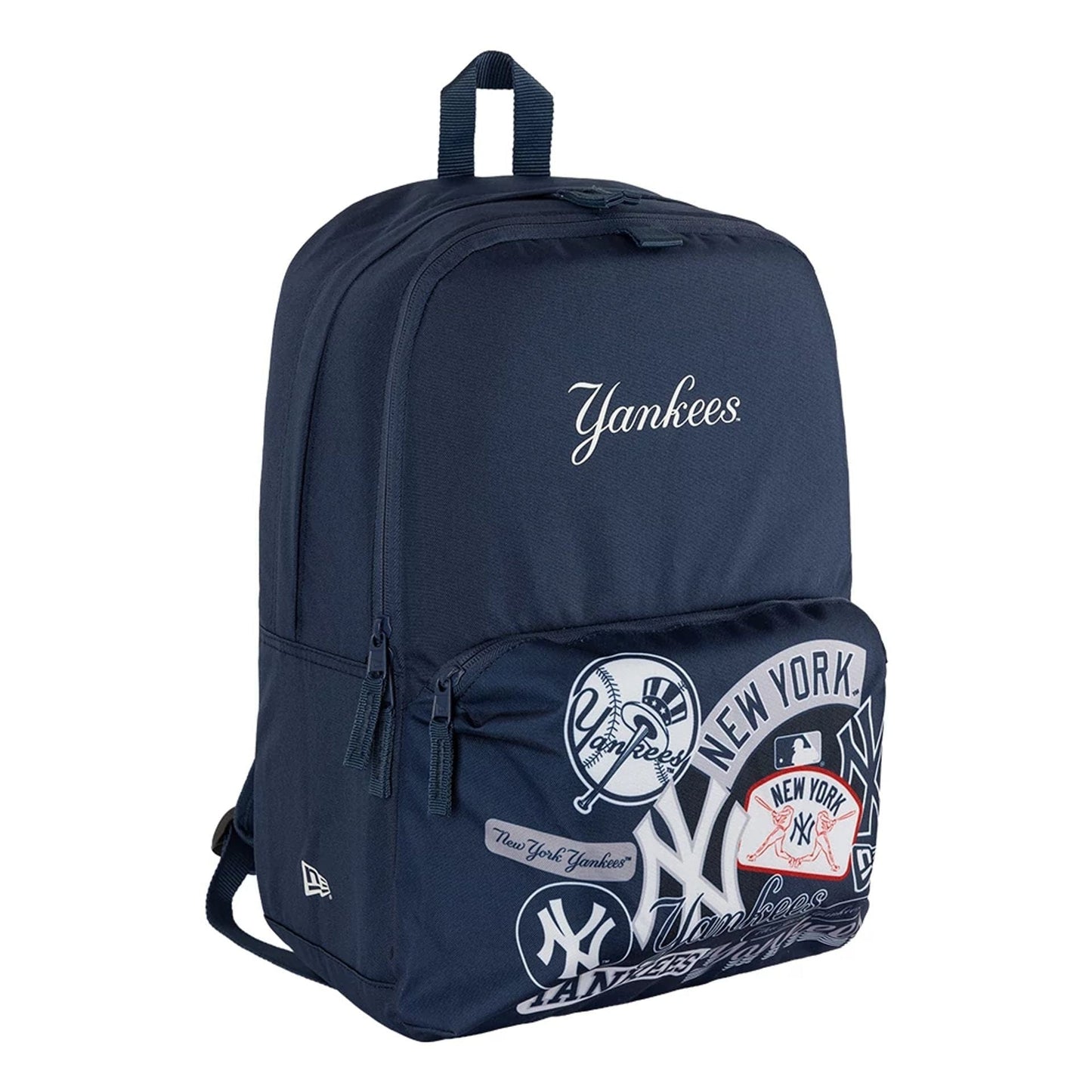 Pictured is this MLB New York Yankees Stadium Backpack in navy. 3