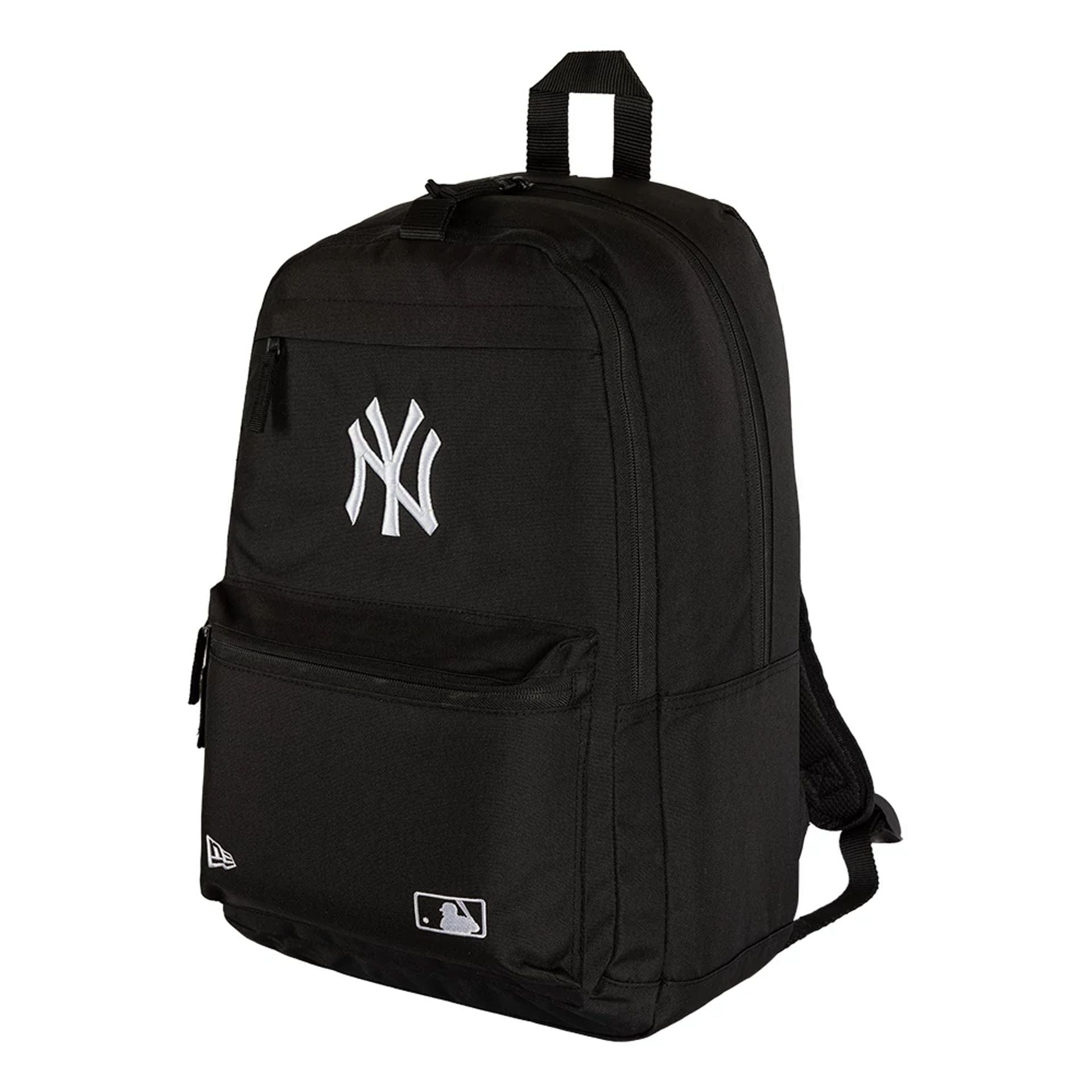 Pictured is this MLB New York Yankees Delaware Backpack in black. 1