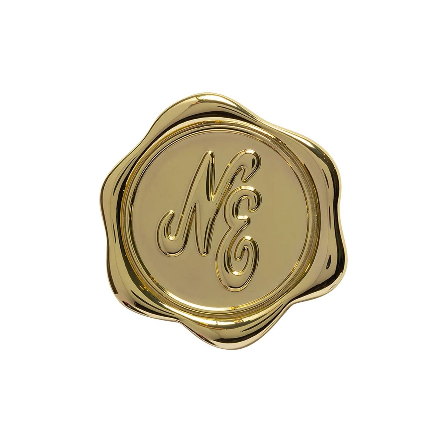 Pictured is this New Era Stamp Pin Badge in gold. 1