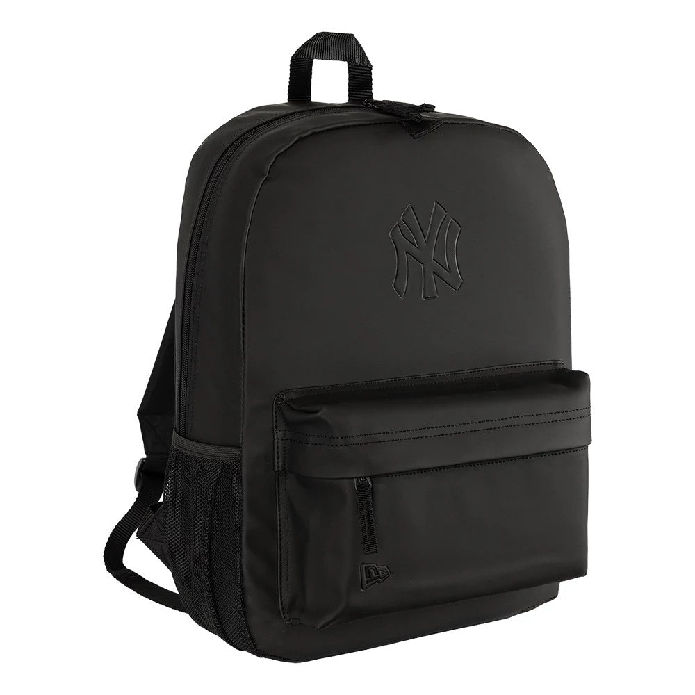 Pictured is this MLB Matte PU New York Yankees Stadium Backpack in black. 3