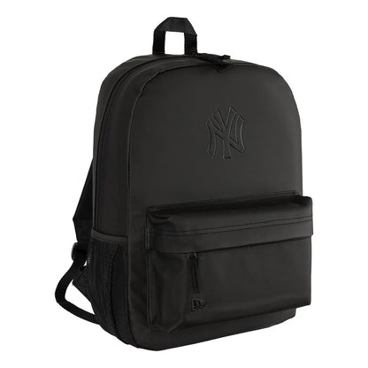 Pictured is this MLB Matte PU New York Yankees Stadium Backpack in black. 3