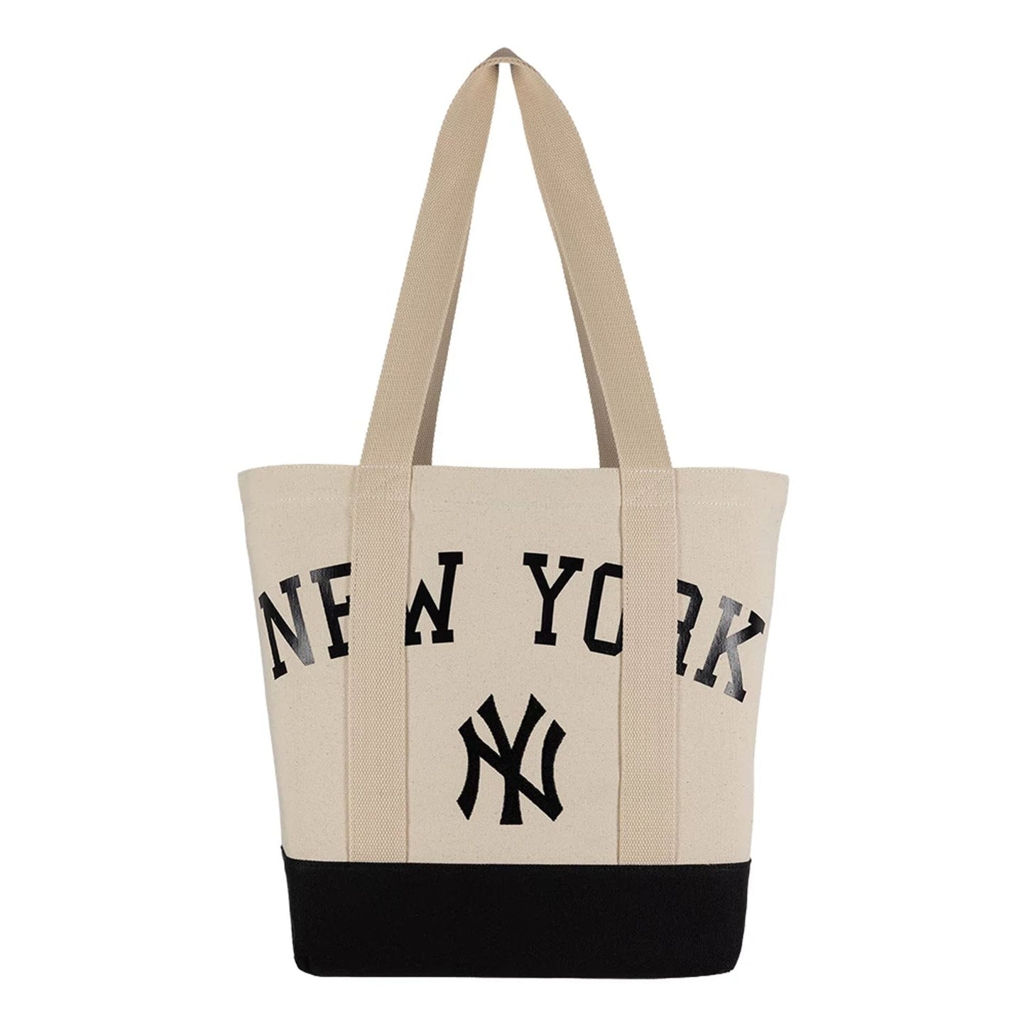 Pictured is this MLB New York Yankees Tote Bag in light beige. 3