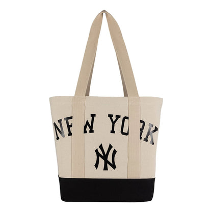 Pictured is this MLB New York Yankees Tote Bag in light beige. 3