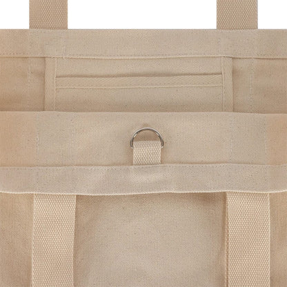 Pictured is this MLB New York Yankees Script Tote Bag in light beige. 4