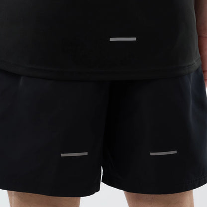The model is wearing this MLB Core Plus New York Yankees Shorts in black. 5