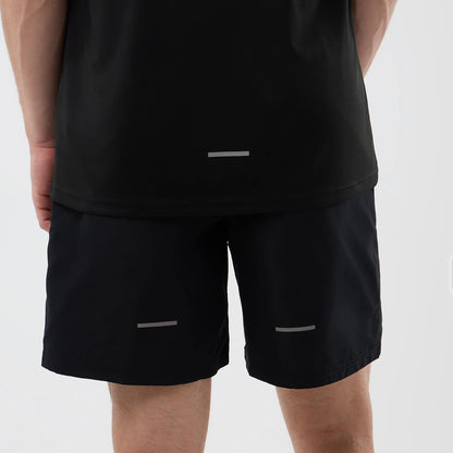 The model is wearing this MLB Core Plus New York Yankees Shorts in black. 6