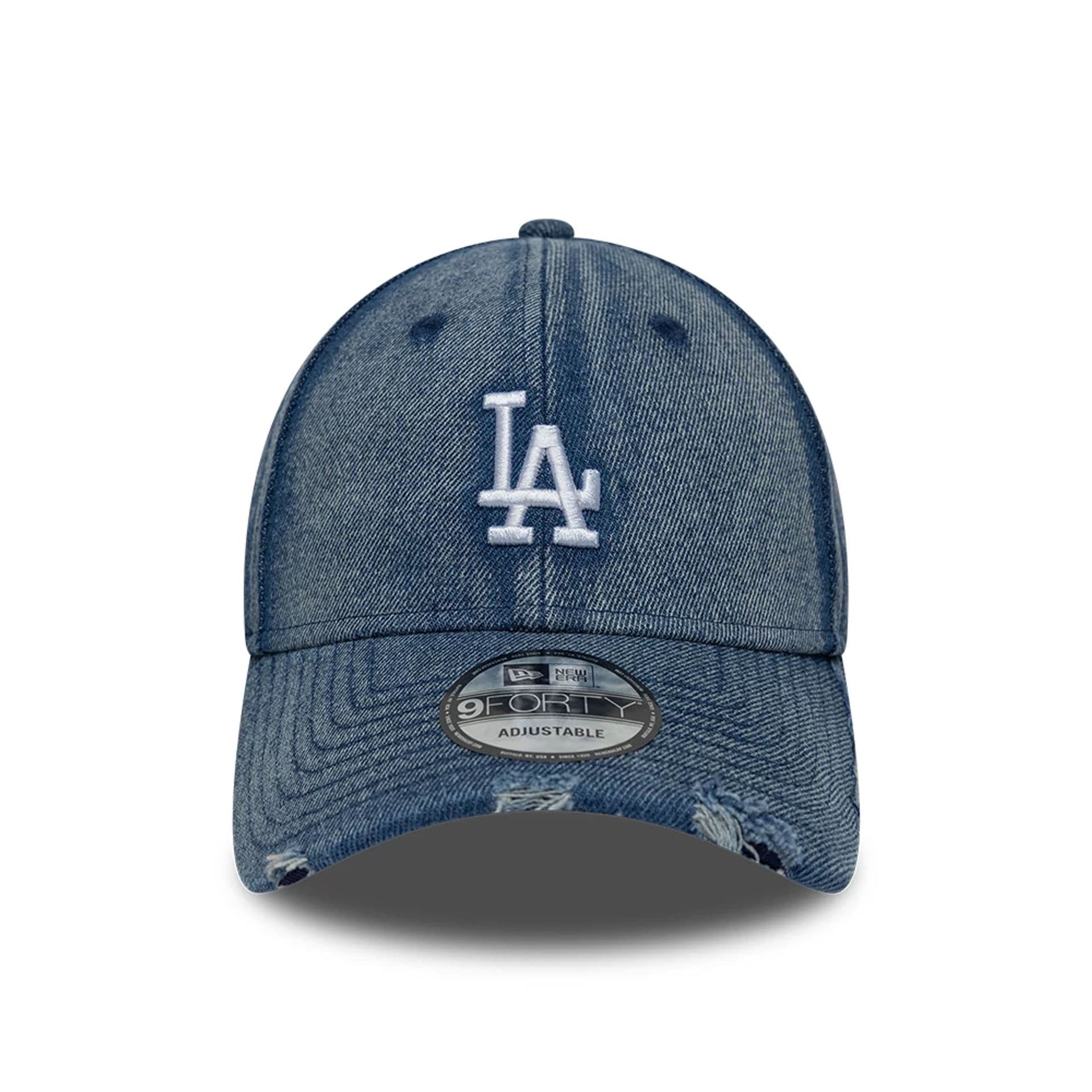 Pictured is this MLB Acid Wash LA Dodgers 9FORTY cap in pastel blue. 2