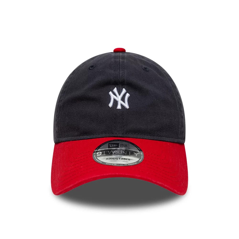 Pictured is this MLB Washed Contrast New York Yankees 9TWENTY cap in navy. 2