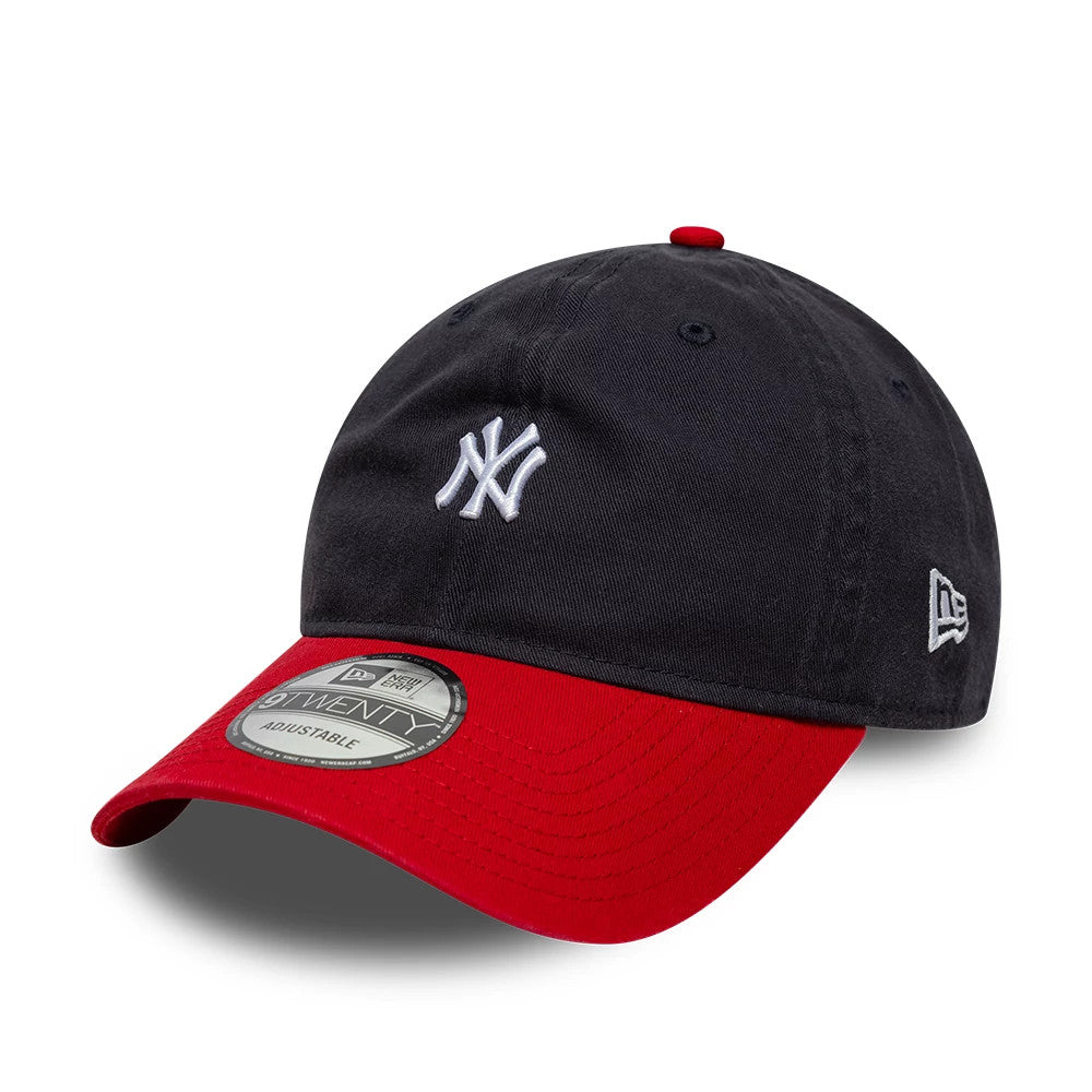 Pictured is this MLB Washed Contrast New York Yankees 9TWENTY cap in navy. 1