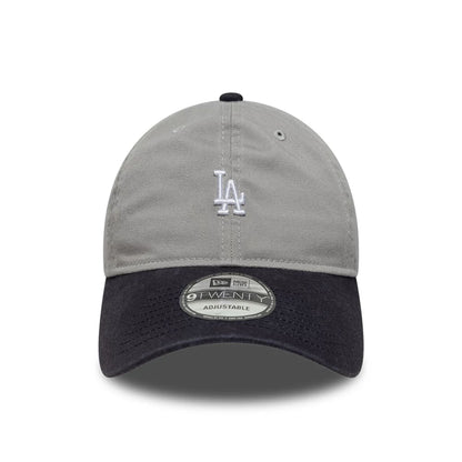 Pictured is this MLB Washed Contrast LA Dodgers 9TWENTY cap in grey. 2