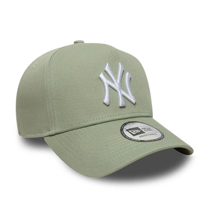 Pictured is this MLB League Essential New York Yankees 9FORTY E-Frame cap in pastel green. 3