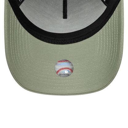 Pictured is this MLB League Essential New York Yankees 9FORTY E-Frame cap in pastel green. 5