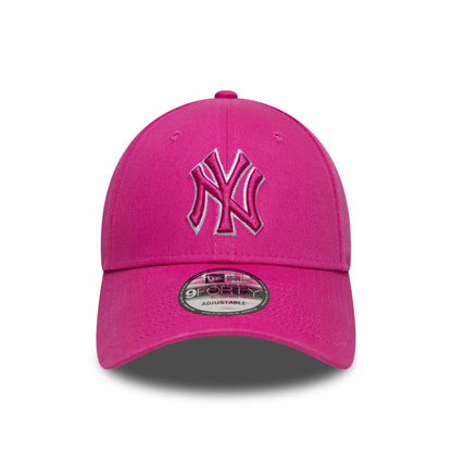 Pictured is this MLB Team Outline New York Yankees 9FORTY cap in bright pink. 2