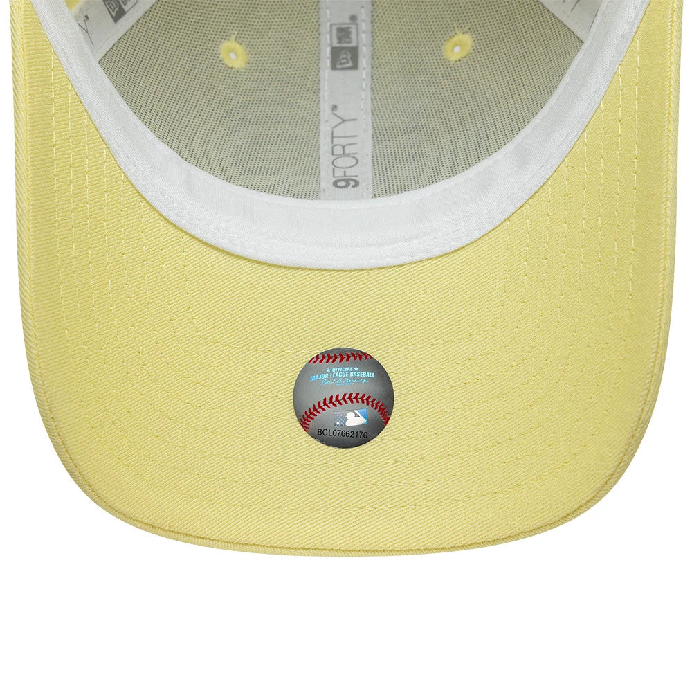 Pictured is this MLB Team Outline LA Dodgers 9FORTY cap in pastel yellow. 5