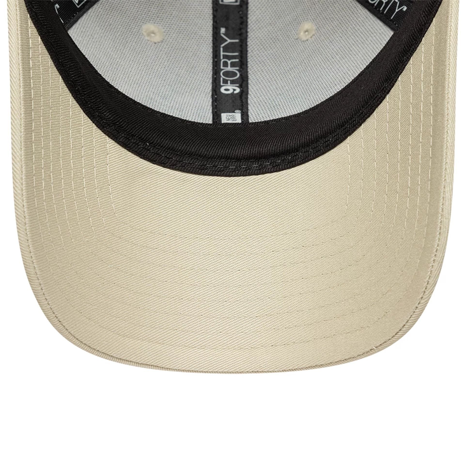 Pictured is this Womens New Era Beaded 9FORTY cap in light beige. 5