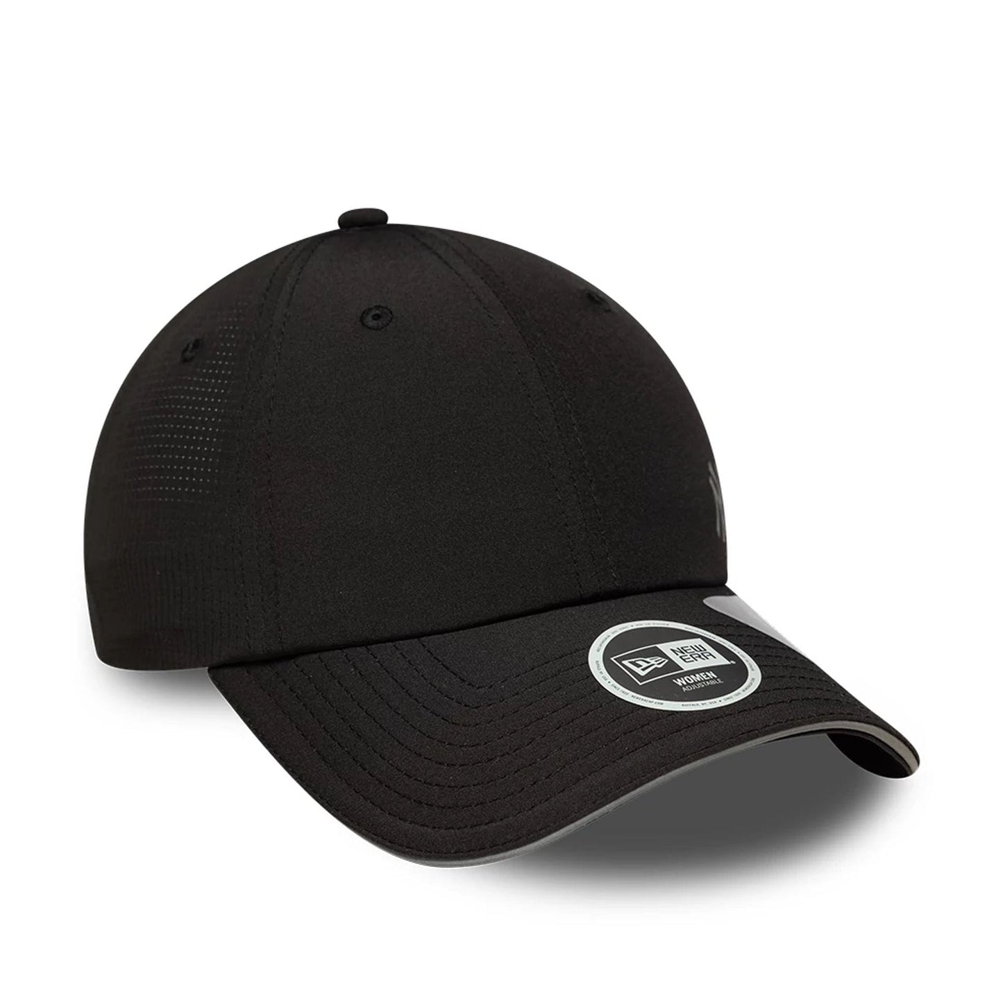 Pictured is this Womens MLB Open Mesh New York Yankees Pony Tail cap in black. 4