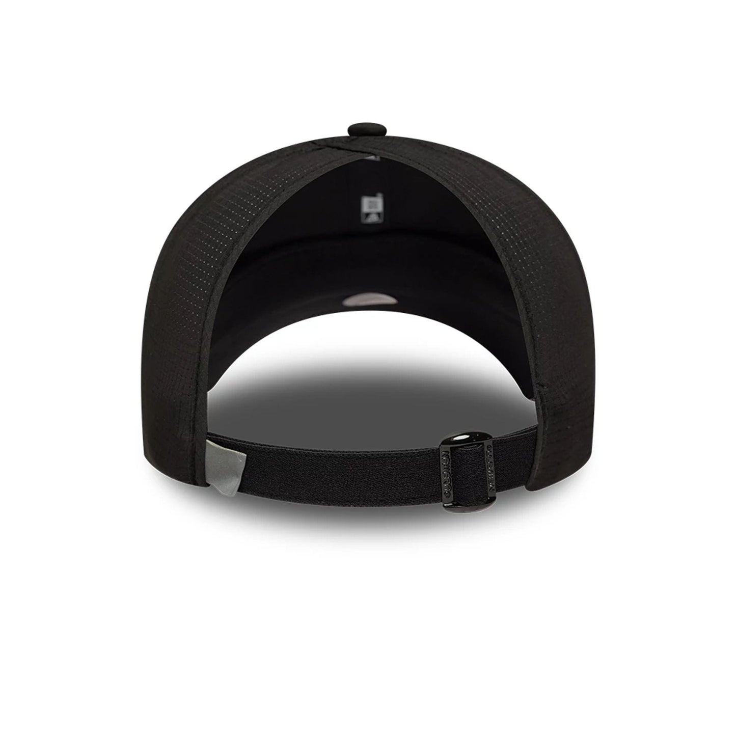 Pictured is this Womens MLB Open Mesh New York Yankees Pony Tail cap in black. 2