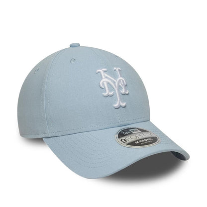 Pictured is this MLB Linen New York Mets 9FORTY M-Crown cap in pastel blue. 3