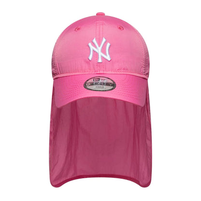 Pictured is this Child MLB Sun Shield New York Yankees 9FORTY cap in pink. 2