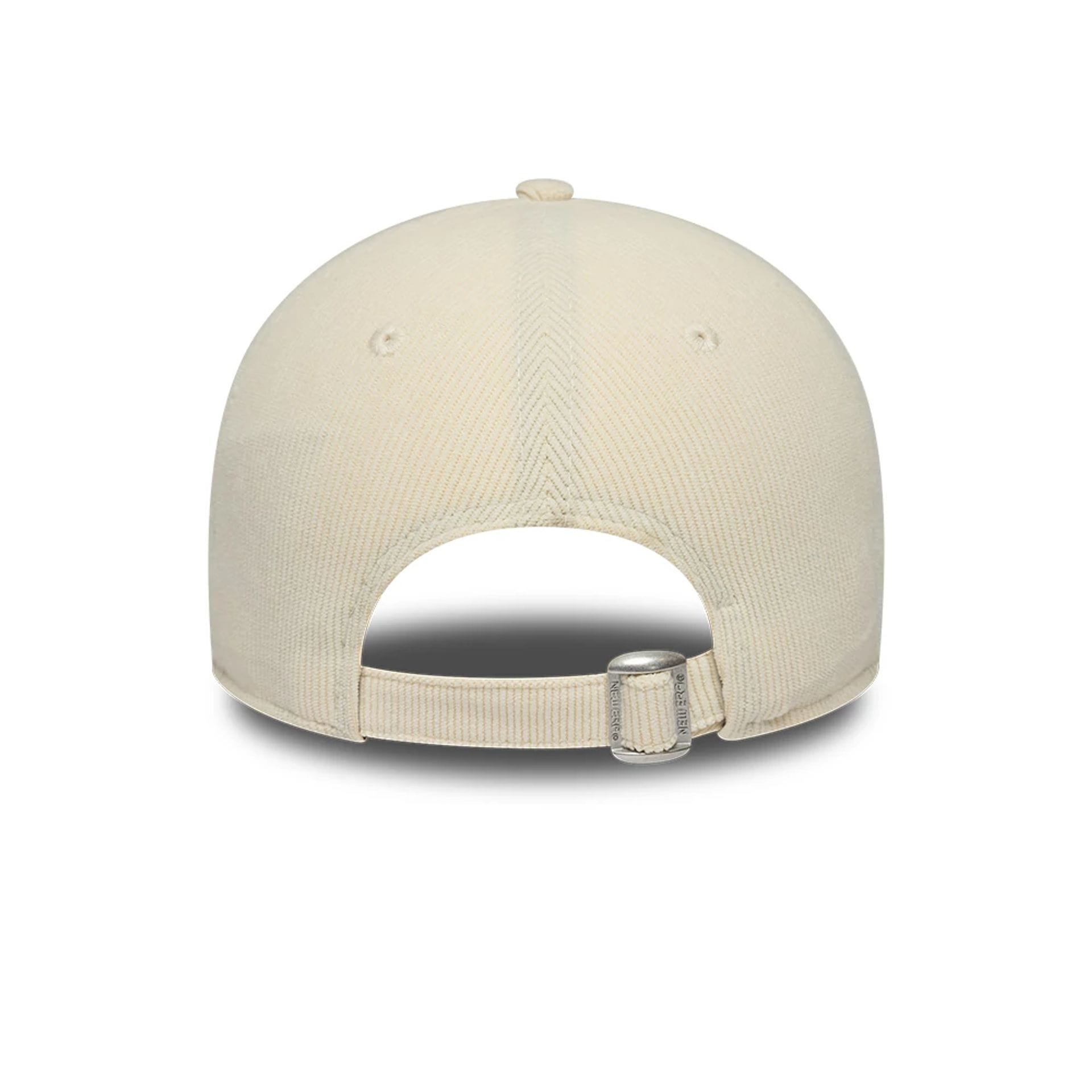 Pictured is this Womens MLB Cord New York Yankees 9FORTY cap in Cream. 4