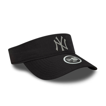 Pictured is this Womens MLB Sport New York Yankees Visor cap in black. 3